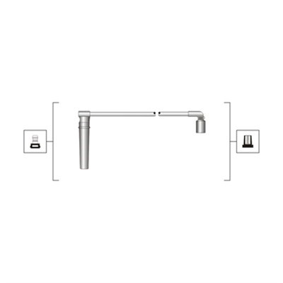 Tändkabelsats Magneti marelli 941319170076 MAGNETI MARELLI