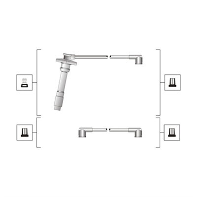Tändkabelsats Magneti marelli 941319170079 MAGNETI MARELLI