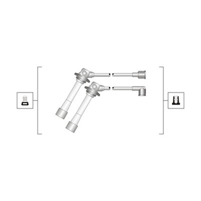 Tändkabelsats Magneti marelli 941319170083 MAGNETI MARELLI