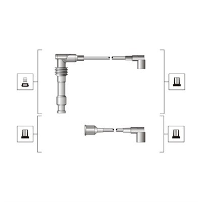 Tändkabelsats Magneti marelli 941319170085 MAGNETI MARELLI