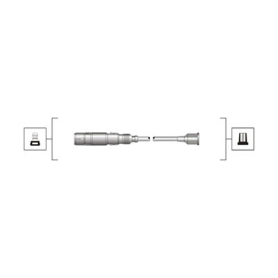 Tändkabelsats Magneti marelli 941319170086 MAGNETI MARELLI