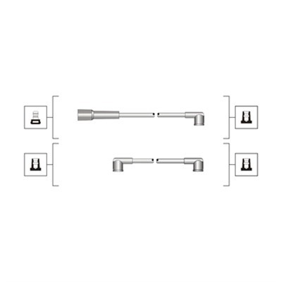 Tändkabelsats Magneti marelli 941319170088 MAGNETI MARELLI Tändkabelsats Magneti marelli 941319170088 MAGNETI MARELLI
