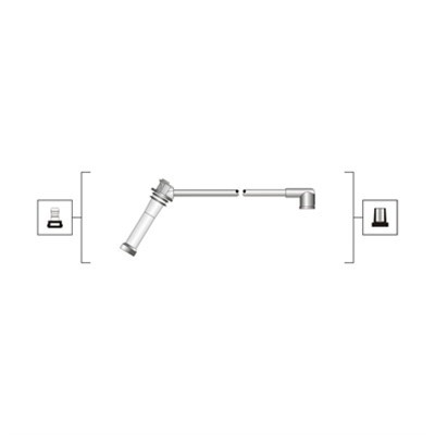 Tändkabelsats Magneti marelli 941319170092 MAGNETI MARELLI