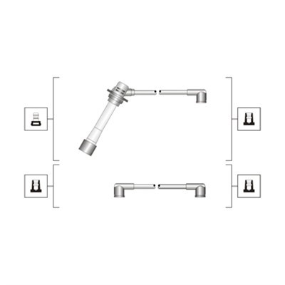 Tändkabelsats Magneti marelli 941319170093 MAGNETI MARELLI