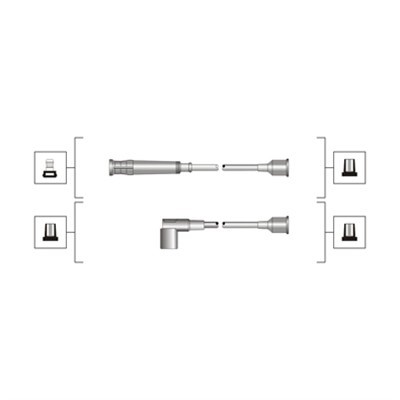 Tändkabelsats Magneti marelli 941319170095 MAGNETI MARELLI