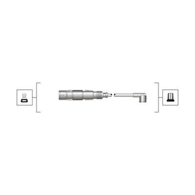 Tändkabelsats Magneti marelli 941319170096 MAGNETI MARELLI
