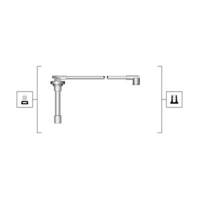 Tändkabelsats Magneti marelli 941319170099 MAGNETI MARELLI