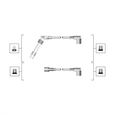 Tändkabelsats Magneti marelli 941319170102 MAGNETI MARELLI