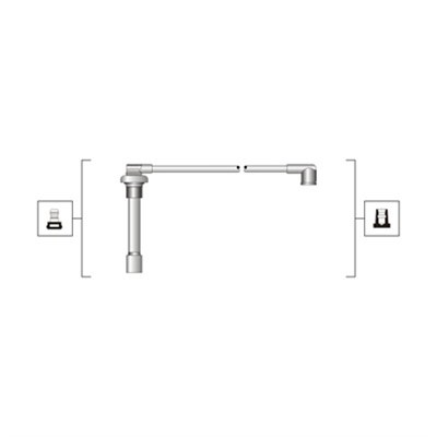 Tändkabelsats Magneti marelli 941319170105 MAGNETI MARELLI