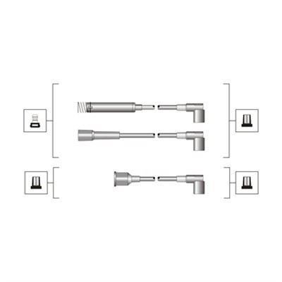 Tändkabelsats Magneti marelli 941319170110 MAGNETI MARELLI