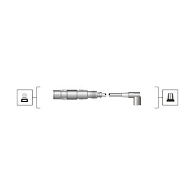 Tändkabelsats Magneti marelli 941319170111 MAGNETI MARELLI