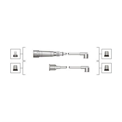 Tändkabelsats Magneti marelli 941319170114 MAGNETI MARELLI