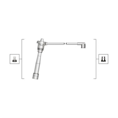 Tändkabelsats Magneti marelli 941319170115 MAGNETI MARELLI