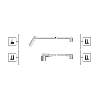 Tändkabelsats Magneti marelli 941319170117 MAGNETI MARELLI
