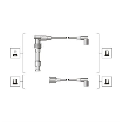 Tändkabelsats Magneti marelli 941319170123 MAGNETI MARELLI