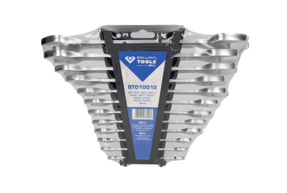 Dubbla fasta skruvnycklar-sats, Universal Ks tools BT010012 KS TOOLS