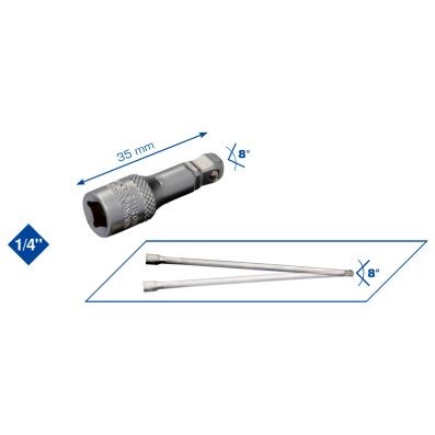Förlängninsskaft, hylsnyckel, Universal Ks tools BT020903 KS TOOLS