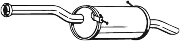 Bakre ljuddämpare Bosal 135-101 BOSAL