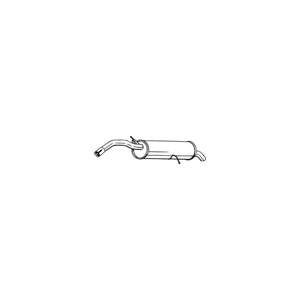 Bakre ljuddämpare Bosal 135-105 BOSAL