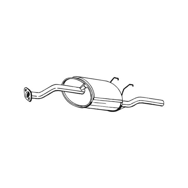 Bakre ljuddämpare Bosal 163-121 BOSAL