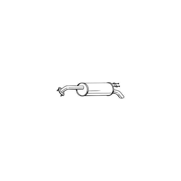 Bakre ljuddämpare Bosal 169-041 BOSAL