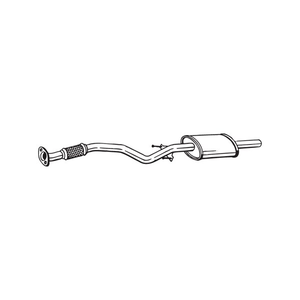 Mittenljuddämpare Bosal 169-077 BOSAL