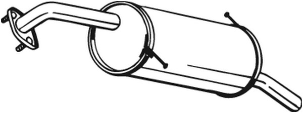 Bakre ljuddämpare Bosal 171-045 BOSAL