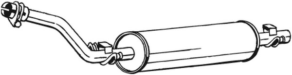 Bakre ljuddämpare Bosal 175-019 BOSAL