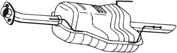 Bakre ljuddämpare Bosal 185-441 BOSAL