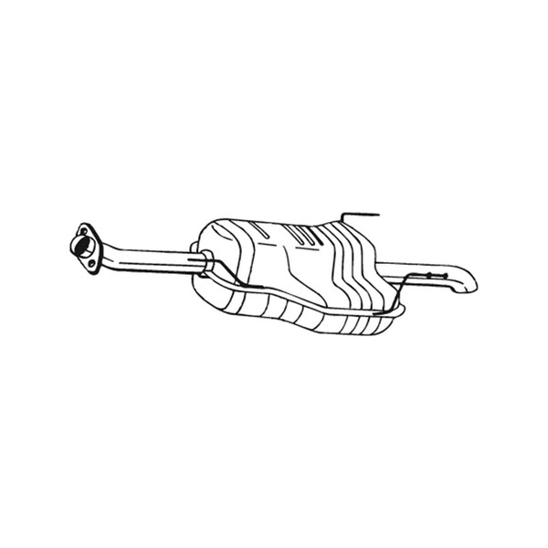Bakre ljuddämpare Bosal 185-551 BOSAL