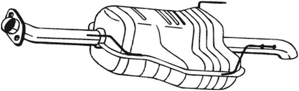 Bakre ljuddämpare Bosal 185-611 BOSAL
