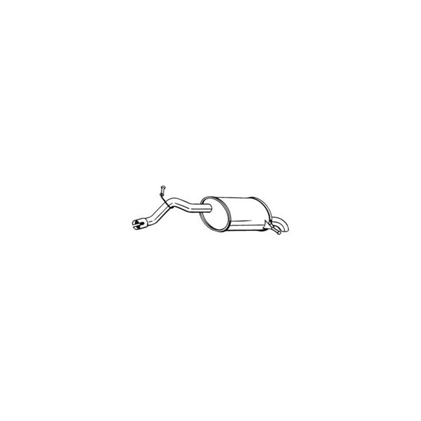 Bakre ljuddämpare Bosal 190-085 BOSAL