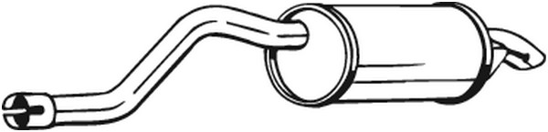 Bakre ljuddämpare Bosal 200-081 BOSAL