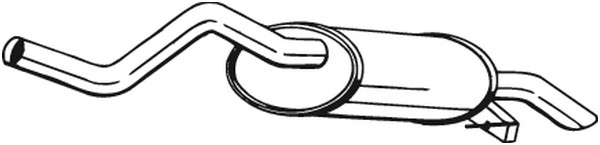 Bakre ljuddämpare Bosal 200-447 BOSAL