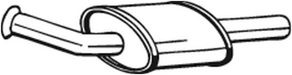 Mittenljuddämpare Bosal 200-811 BOSAL