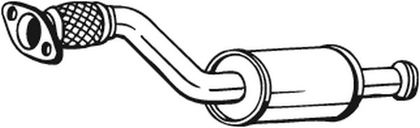 Främre ljuddämpare Bosal 200-827 BOSAL