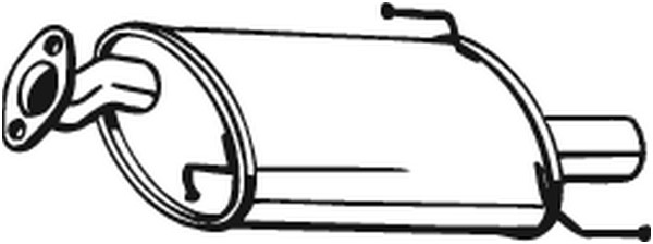 Bakre ljuddämpare Bosal 219-011 BOSAL