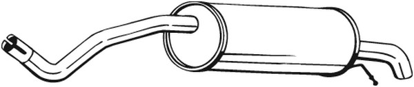 Bakre ljuddämpare Bosal 220-011 BOSAL