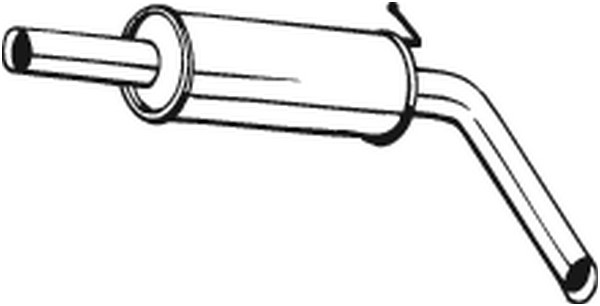 Mittenljuddämpare Bosal 220-107 BOSAL