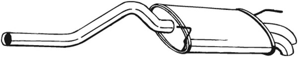 Bakre ljuddämpare Bosal 227-105 BOSAL