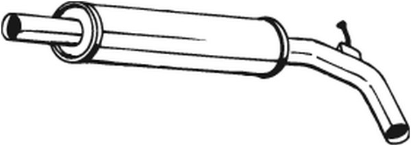 Mittenljuddämpare Bosal 227-461 BOSAL