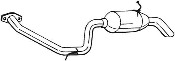 Bakre ljuddämpare Bosal 228-163 BOSAL