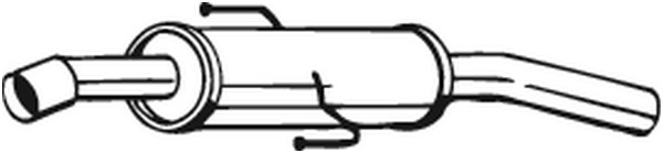 Mittenljuddämpare Bosal 228-465 BOSAL