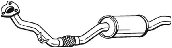 Främre ljuddämpare Bosal 233-073 BOSAL