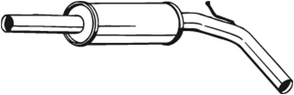 Mittenljuddämpare Bosal 233-323 BOSAL