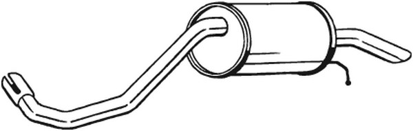 Bakre ljuddämpare Bosal 233-417 BOSAL