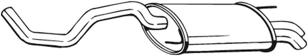Bakre ljuddämpare Bosal 233-537 BOSAL