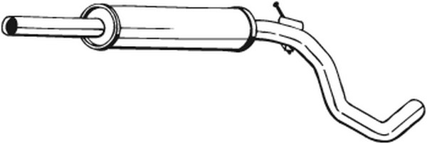Mittenljuddämpare Bosal 233-603 BOSAL