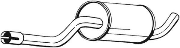 Mittenljuddämpare Bosal 235-259 BOSAL