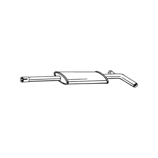 Mittenljuddämpare Bosal 278-411 BOSAL